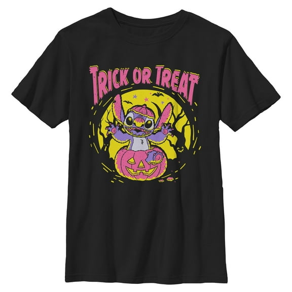 Boys Lilo & Stitch Halloween Trick or Treat T Shirt
