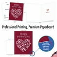 thumbnail image 3 of 1 Jumbo Valentine's Day Greeting Card (8.5 x 11 Inch) - Vector Heart J3492VDG, 3 of 6