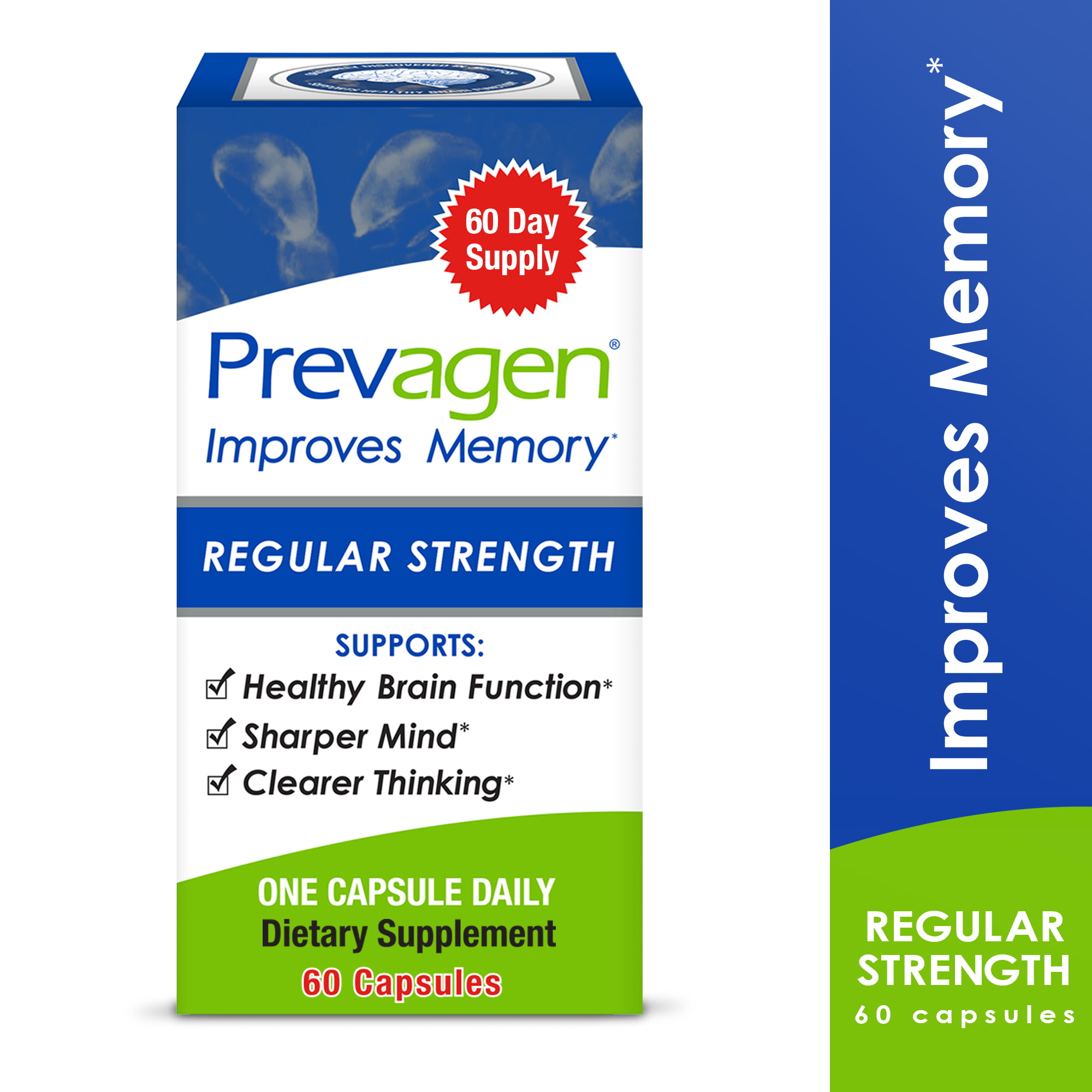 Prevagen Regular Strength Memory Improvement Capsules 60 Ct