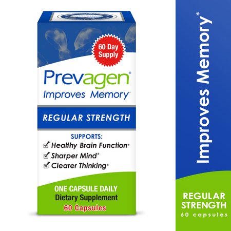 Prevagen Regular Strength Memory Improvement Capsules, 60 (Best Supplements For Memory And Cognitive Function)