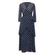 thumbnail image 5 of Vestido de cuello en V con estampado de punto de manga completa sexy informal de moda de verano para mujer Fridja NMB1615, 5 of 5