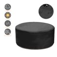 thumbnail image 7 of OPTUTUS 93 Inches Hot Tub Cover, Portable Round Foldable Bathtub Kids Inflatable Pool Cover - Outdoor Waterproof Dustproof Bathtub Cover Black, 7 of 7