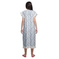 thumbnail image 4 of Moomaya Chemise de Nuit à Manches Courtes pour Femmes, en Coton Imprimé, 4 of 6
