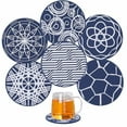 thumbnail image 1 of Ruiboury 6pcs/set Cup Mat Wide Application Eco-friendly And Easy To Clean Eco-friendly, 1 of 1