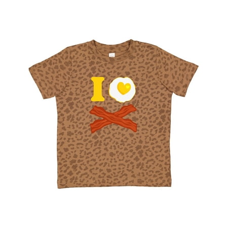 

Inktastic I Love Bacon and Eggs Gift Toddler Boy or Toddler Girl T-Shirt