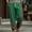 Green, variant on Mens Harem Pants Print Elastic Waist Drawstring Pockets Loose Boho Hippie Beach Yoga Casual Pants Blue Size 4XL