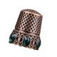 thumbnail image 4 of de costura, de metal para coser a mano protector de dedos, accesorios de artesanía para acolchar para tejer herramienta de bricolaje Cristal de cobre Macarena dedal de costura, 4 of 8