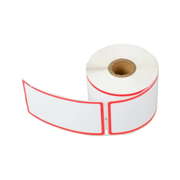 GREENCYCLE 1 Roll (300 Labels/Roll) Red Framed Multipurpose Labels Compatible for Dymo 30344 2-5/16" x 4" (59mm x 102mm) LabelWriter Printer,BPA Free