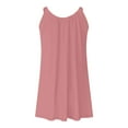 thumbnail image 5 of Vestido holgado con tirantes estilo playa para mujer: vestido de verano ligero y elástico con cuello en V, 5 of 5