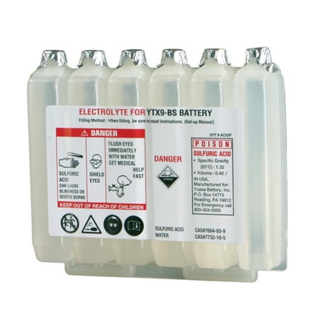 Yuasa 479908 Acid for Maintenance-Free Battery - YTX9-BS
