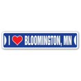 thumbnail image 1 of SignMission SSIL-Bloomington Mn Street Sign - I Love Bloomington, Minnesota, 1 of 1