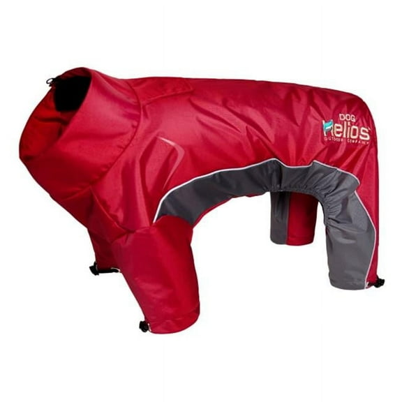 Pet Life  Helios Blizzard Full-Bodied Adjustable And 3M Reflective Dog Jacket- Red - Extra Small