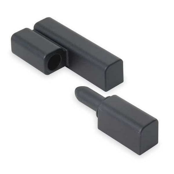 1PACK ZoroSelect 1XMH1 1 1/4 in W x 2 1/2 in H Black Powder Coat Lift-Off Hinge