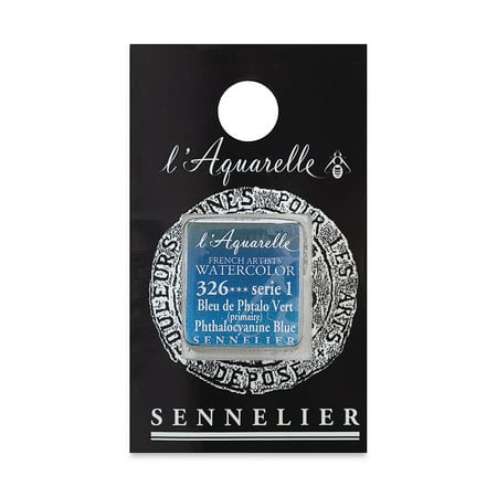 UPC: 3046450113874 | Sennelier French Artists Watercolor – Phthalo Blue Half Pan
