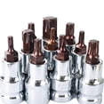thumbnail image 5 of 1pc T20-T70 Torx Head Screwdriver Bit Torx Bit Sockets 1/2inch Sockets Wrenches, 5 of 8