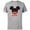 Athletic Heather, variant on Disney Mickey Mouse Red Shorts Icon Sohn Family German- Short Sleeve Cotton T-Shirt for Adults - Customized-Black