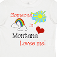 thumbnail image 4 of Inktastic Someone in Montana Loves Me Boys or Girls Toddler T-Shirt, 4 of 5