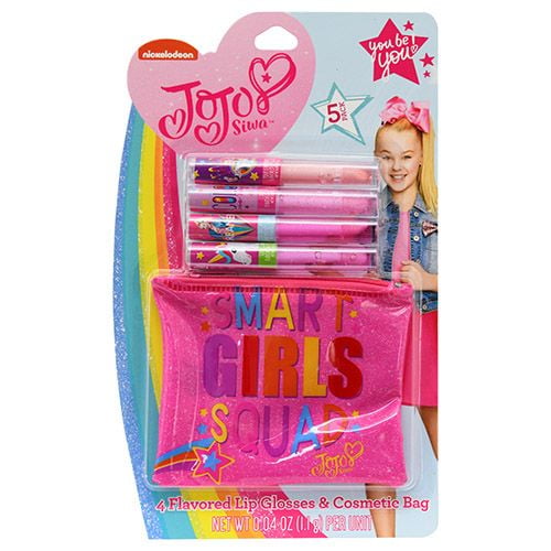 Jojo Siwa 4pk Lip Gloss w/Pouch on Card - Walmart.com - Walmart.com