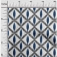 thumbnail image 1 of oneOone Cotton Flex Fabric Diamond Ikat Decor Fabric Printed BTY 40 Inch Wide, 1 of 4
