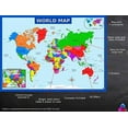 thumbnail image 3 of 3D Learning LLF World Map with Central Europe Inset - Laminated Educational 14" x 19.5" Poster, 3 of 5