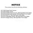 thumbnail image 2 of TEC Rear Ceramic Disc Brake Pads TEC-1596 for Car Dodge Grand Caravan Journey Chrysler Town & Country Ram C/V Volkswagen Routan, 2 of 10