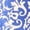 Dark Sapphire Damask, variant on Women's Plus Size Dolman Sleeve Printed Tunic