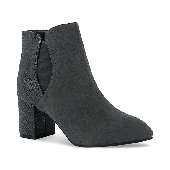 Karen Scott Ivynaa Dress Booties Grey Micro 7M