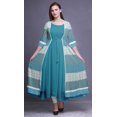 thumbnail image 2 of Bimba Robe Anarkali Imprimée pour Femmes Kurti Évasée Longue Style Chic Kurta Ethnique, 2 of 6