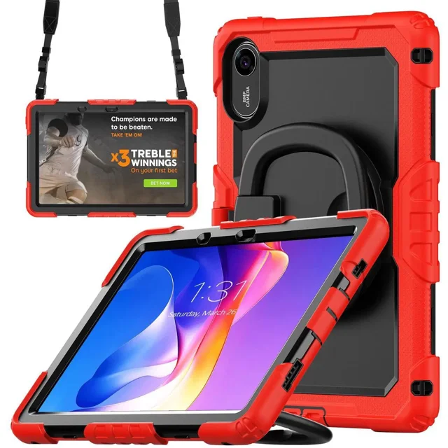 Case for Xiaomi Redmi Pad 2 11 inch 2025 Protective Cover with Screen Protector Pen Holder Hand/Shoulder Strap