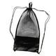 thumbnail image 1 of Bolsa de malla resistente con cordón para equipo de buceo y snorkel negro, 1 of 8