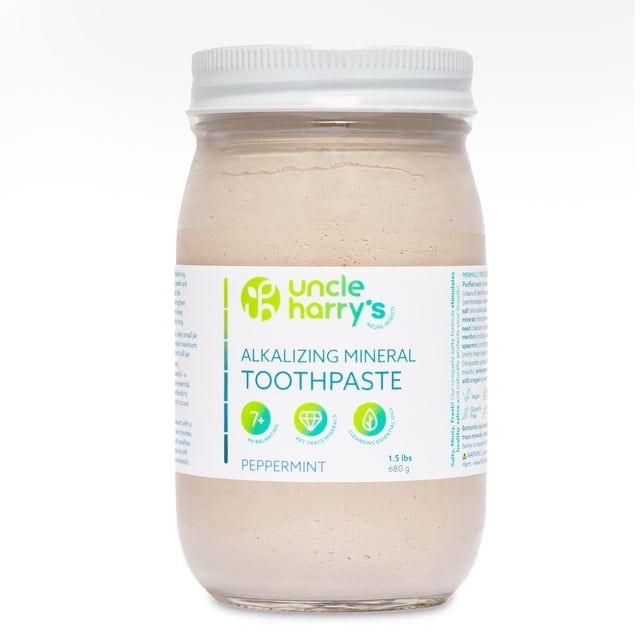 Pasta de dientes de menta Uncle Harry's 680 g natural vegana