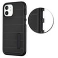 thumbnail image 3 of Apple iPhone 12 Mini /5.4" Phone Case [Shockproof] Drop-Protection Hard Hybrid Impact Heavy Duty Dual Layers Body Protective Textured Anti Slip Armor Rubber Rugged TPU Cover Black for iPhone 12 Mini, 3 of 5