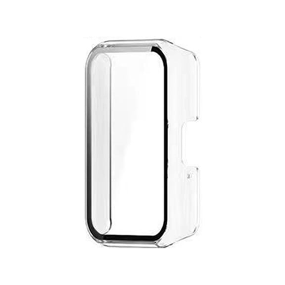 TECH CIRCLE Watch Case for Samsung Galaxy Fit 3 (1.6") Smartwatch ( 2024 Release) - Premium Scratch Resistant Plastic Case [Built-in Tempered Glass Screen Protector] Full Protective Hard Cover, Clear