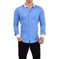 thumbnail image 1 of Camisa John Leopard Shirt Metal Emblem Manga Larga Slim Full, 1 of 6