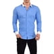 thumbnail image 1 of Camisa John Leopard Shirt Metal Emblem Manga Larga Slim Full, 1 of 6
