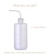 thumbnail image 3 of Botella de riego para plantas de interior, regadera, botella de chorro de agua, botella de enjuague de plástico para extensiones de pestañas, lavado de ojos, laboratorio de tatuajes (1 unidad) - 500 ml Kuyhfg Bienvenido a Kuyhfg, 3 of 4
