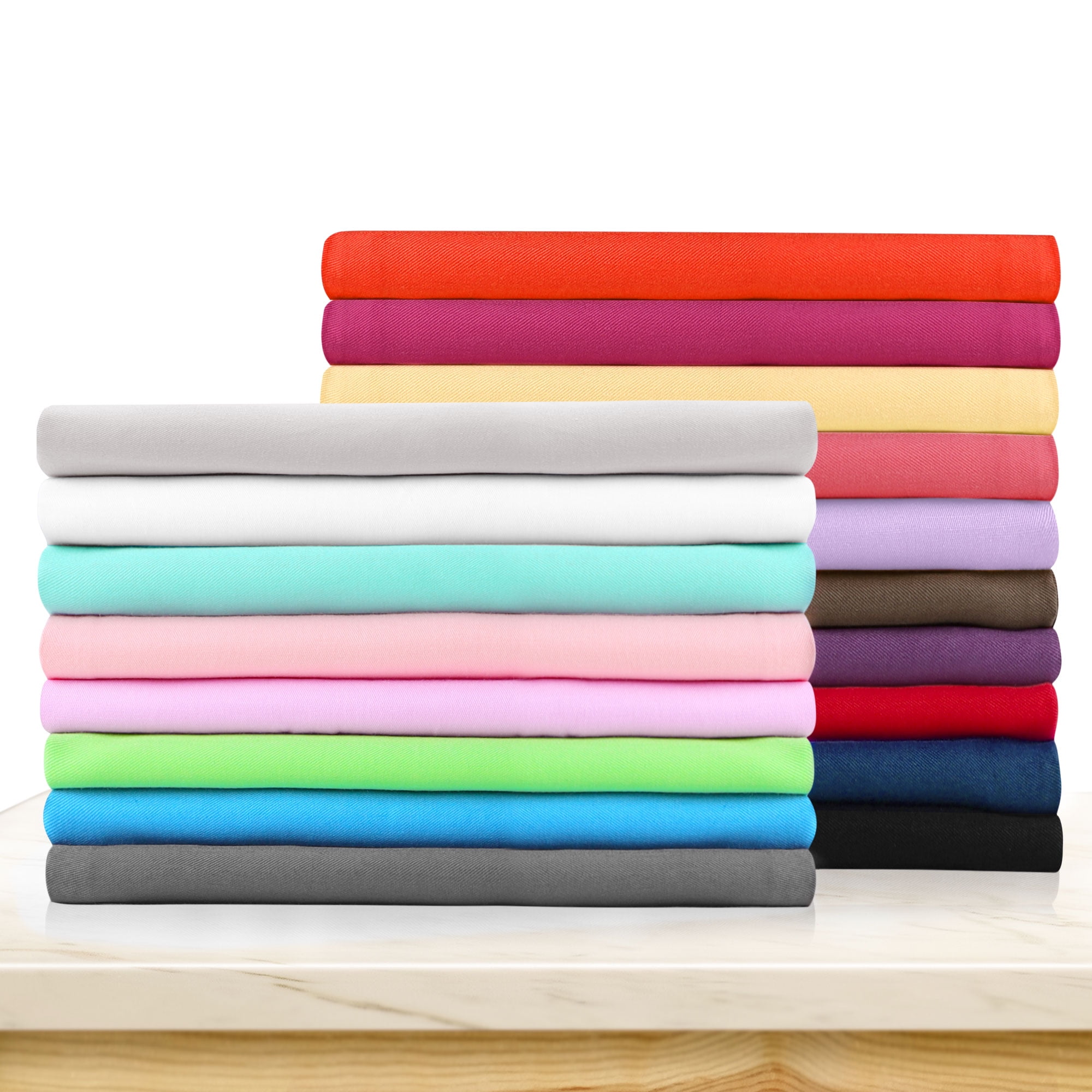Unique Bargains Pillowcases 2-Piece Egyptian Cotton Pillow Cover orange Standard