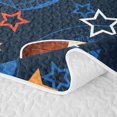 thumbnail image 5 of Erosebridal Rugby Sport Helmet Twin Quilt Set,Basketball Sport Games Kawaii Stars Print Twin Coverlet Set For Kids Boys,2 Pieces, 5 of 7