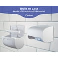 thumbnail image 5 of EnBath Toilet Paper Dispenser, Wall Mount, Holds 2 Standard Rolls, Commercial or Home, White, 5 of 10