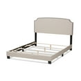 thumbnail image 5 of Baxton Studio Odette Modern and Contemporary Light Beige Fabric Upholstered Queen Size Bed, 5 of 5