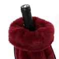 thumbnail image 4 of Hot Sale！Christmas Holiday Style Wine Bottle Body Cover,Christmas Style Champagne And Wine Plush Bottles Sleeve,Christmas Decorations Small Wine Sleeve, 4 of 6