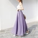 thumbnail image 5 of Gibobby faldas cargo de color sólido de verano para mujer Falda larga de cintura alta para mujer(Morado, M), 5 of 5