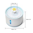 thumbnail image 5 of 2.4L Automatic Pet Water Fountain with LED Electric USB Dog Cats Pets Mute Drinker Feeder Bowl Pet Drinking Fountain Dispenser, 5 of 5