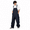 Dark Blue Classic, variant on Men's Black Denim Bib Overalls, Loose Fit Workwear Overalls, Adjustable Straps, Multi-Pocket, Standard Sizes 30-40 & Plus Sizes 1XL-6XL for Big & Tall Men