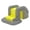 yellow, variant on Pitycbo Inflatable Pool Slide Inflatable Play Center for Balcony Yard Summer Parties Green