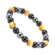 thumbnail image 1 of Minnieouse Exquisita joyería de cuentas de piedras preciosas naturales para Mujeres Hombres de cristal curativo ecológica Ropa, zapatos y accesorios Miscelánea Ojo de tigre de 6MM + negro, 1 of 6