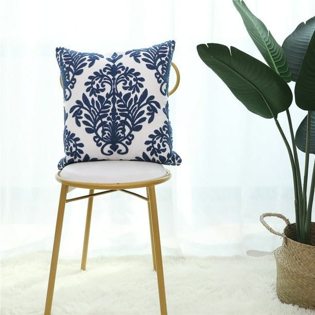 Kwanshop Morocco Throw Pillow Covers 18x18 Inch Bohemian Woven Pillow Cases Accent Pillows For Bed Modern Tribal Textured Decorative Square Pillows Cover Only Walmart Com Walmart Com