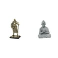 thumbnail image 1 of Figura decorativa de escritorio: estatua de caballero, estatua de mono, estatua de Buda, adorno coleccionable de resina y arenisca. Escultura decorati, 1 of 8