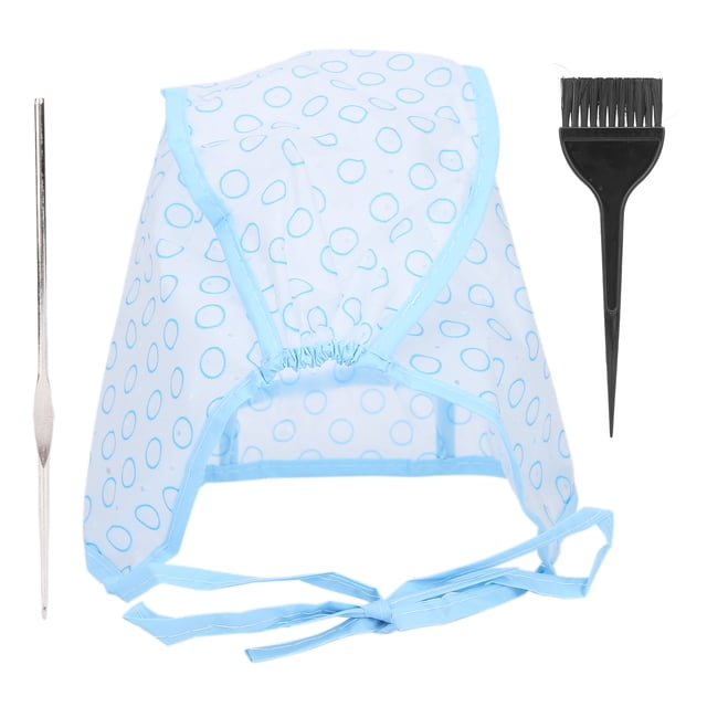 Highlight , Reusable Hair Staining with Hair Dyeing Brushes Hook Needle for Beginners Skillful People for All Hair Types
