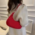 thumbnail image 1 of Bolsa Bolso pequeño para axila de charol de color sólido para mujer (rojo) JShteea Para Estrenar, 1 of 9